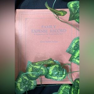 Family Expense Record…A supplement to my household day book..New..